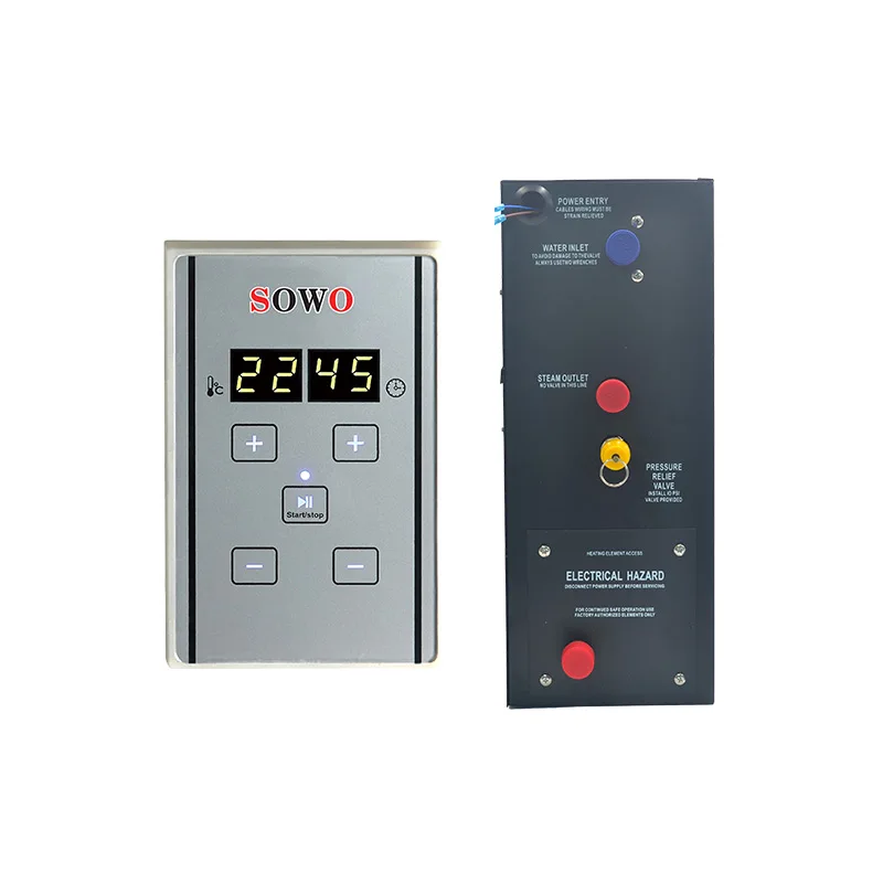 Steam bath generator 4.5KW to 15KW KL-302 Control Panel For Commercial Use Smart Customized Engineering steam machine series