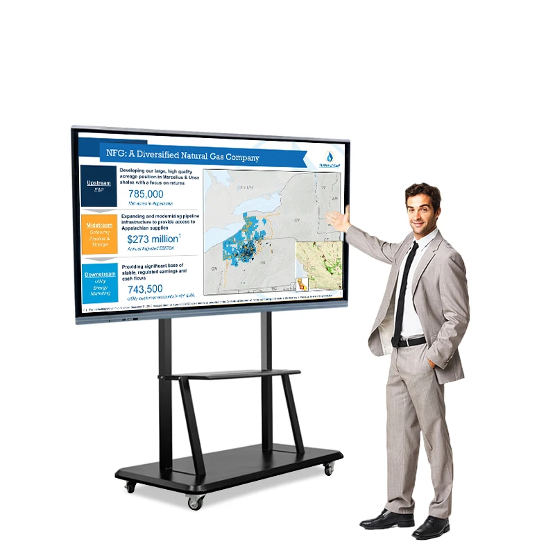 75 Inch 4K Full HD LCD Interactive smart board touch tv whiteboard