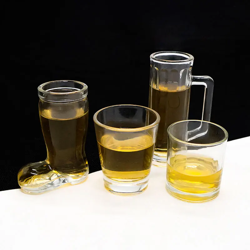 Hot Selling Souvenir Bar Tequila Blank 2oz Mini Sublimation Custom Printing Logo Glass Shot Glasses