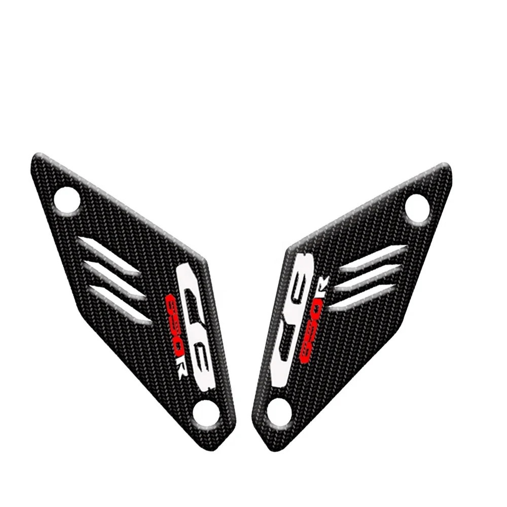Motorcycle New 3D Carbon Fiber Epoxy Resin Fuel Tank Decorative Sticker For Honda CB650R CB 650 R