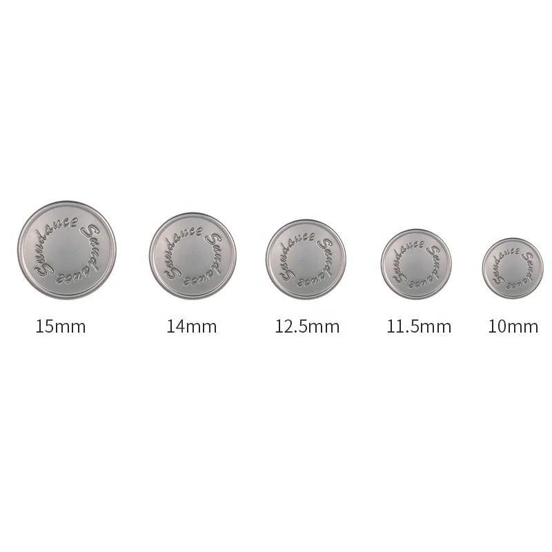 Cheap Price Custom Made LOGO Metal 15mm Hollow Jeans Buttons Rivet For Jeanswear