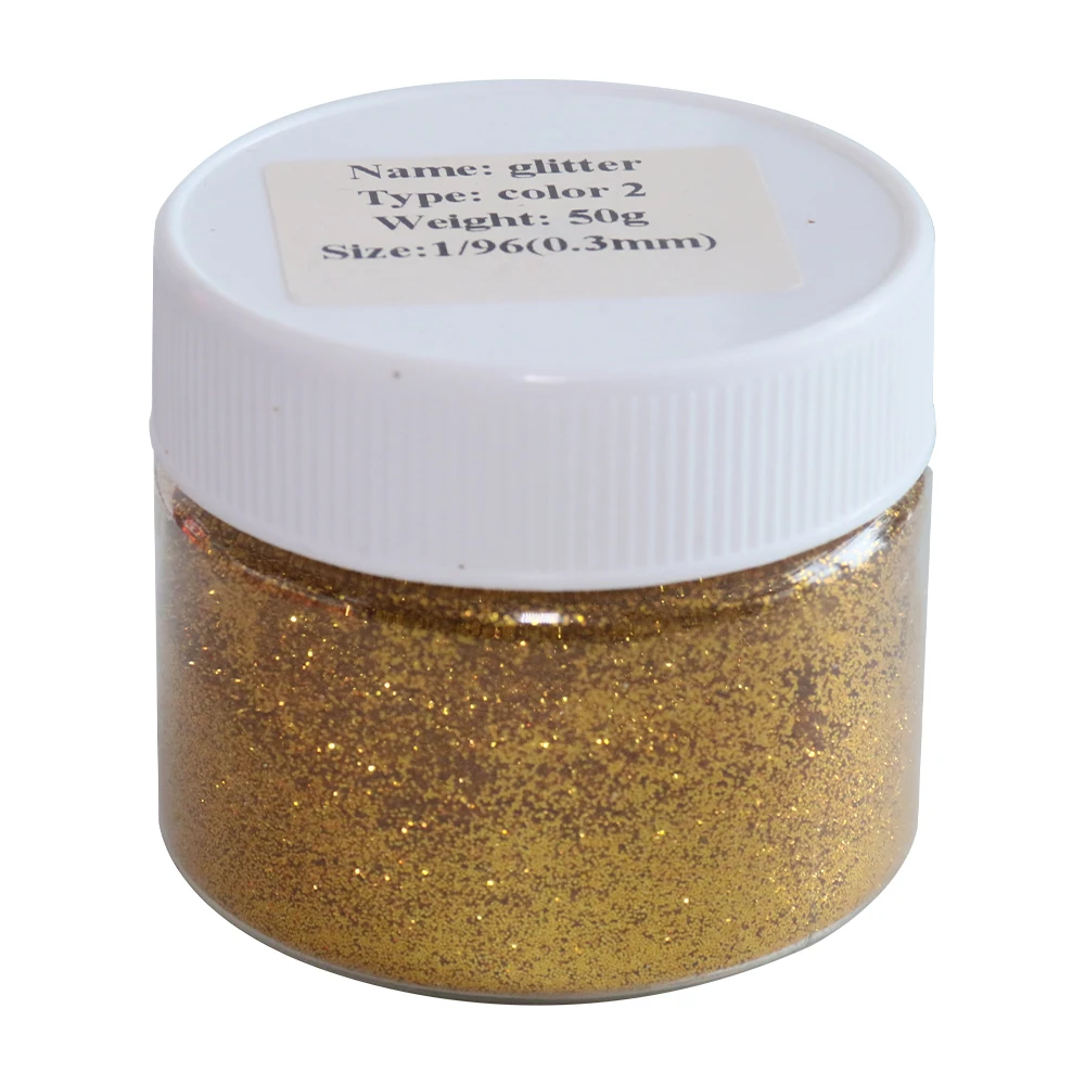 
50g Dark Gold Paint Powder for Car Paint Nail Decorations Art Crafts Mica Glitter Pigment Powder 