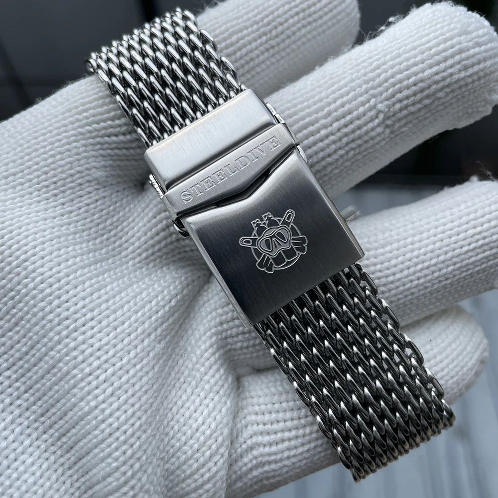 STEELDIVE бренд SD1963 новое поступление 42 мм корпус BGW9 светящийся керамический ободок 200 м водонепроницаемый NH35 автоматические мужские часы для дайвинга Reloj