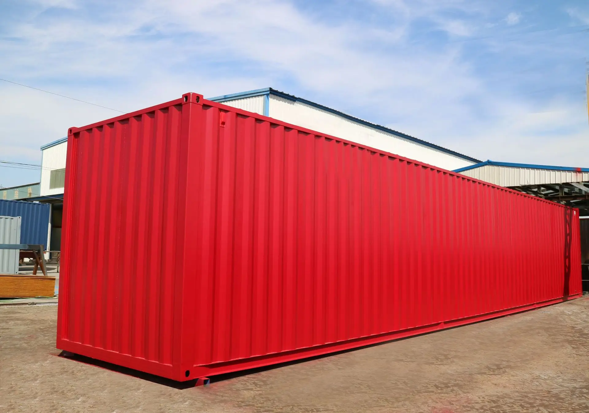 40HCcontainer standard oversea cargo shipping  transit and storage turnover dry container
