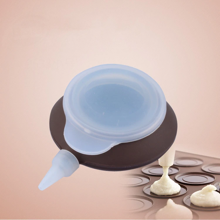 Cake decorating baking silicone macaron cake decorating tools silicone piping pot