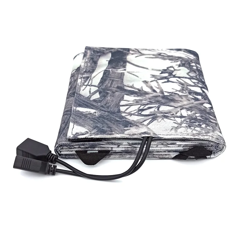 18W Outdoor Portable Foldable Solar Charger For Cell Phone Charging With 5pcs Monocrystalline Mono Solar Panels