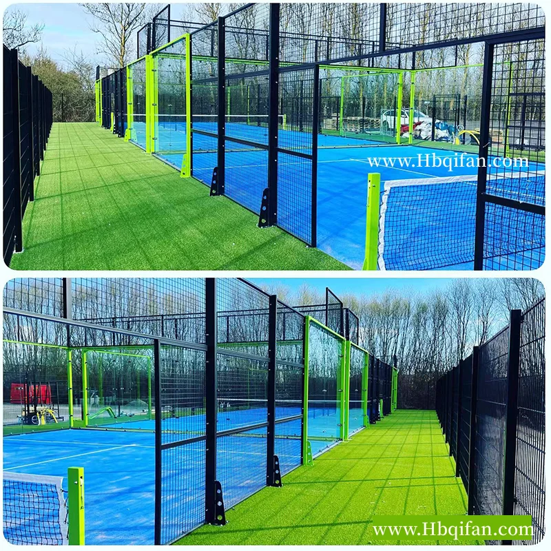 2023 Hot Selling Durable Outdoor Wind resistance Super Panoramic Padel Tennis Court Cover Roof