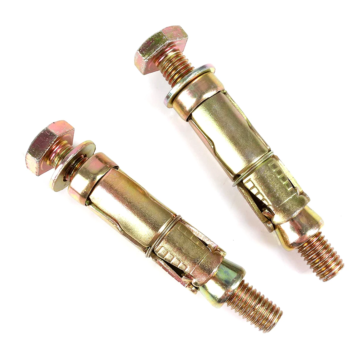 M16 x 15mm Yellow Carbon Steel Anchor Bolt and Shield Wall Rawl Bolt Type