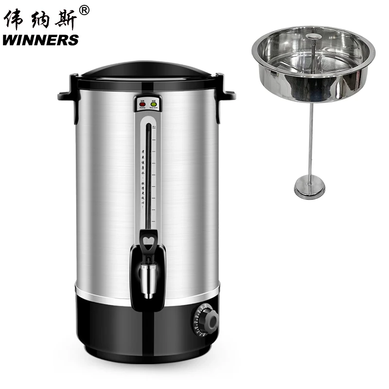 desktop electric water kettle hot tea dispenser with tea filter coffee urn with infuser
