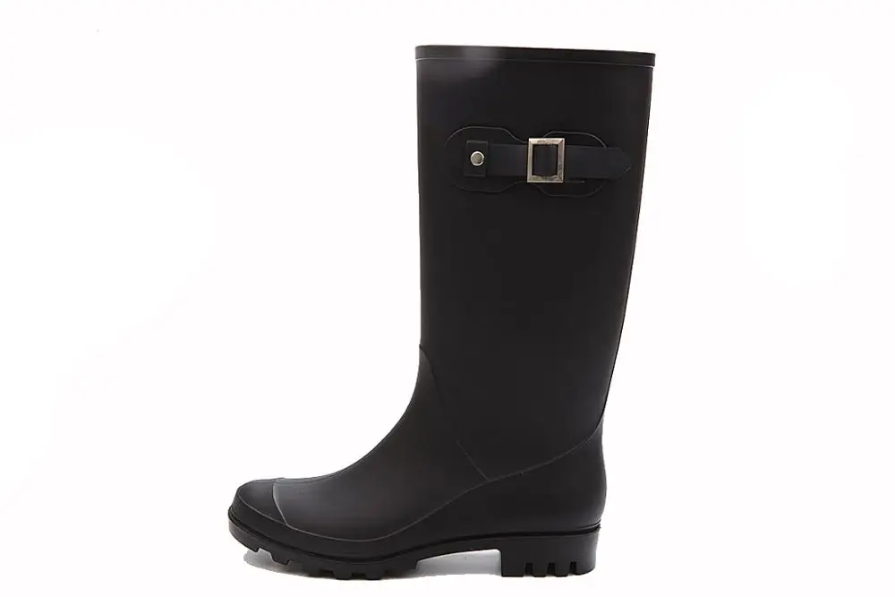 wholesale women trendy candy color clear city  pvc wellies wellingtons rain boots for lady