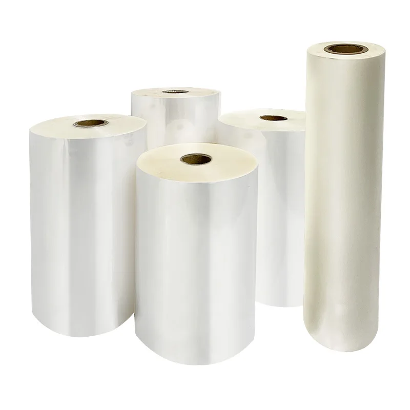 20mic 300mm BOPP Matt Satin Hot Thermal Laminating Film Laminated Plastic Film Thermal Laminating Film For Document Roll