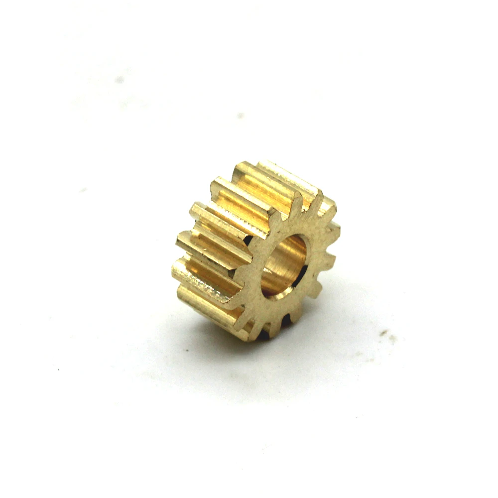 CNC Machining Copper Small Products Toy Motor Drive Pinion Gear