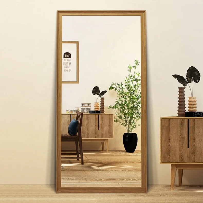 BOLEN Northern Europe style  fancy full length mirror  floor standing salon mirror large wall mirror for decorative