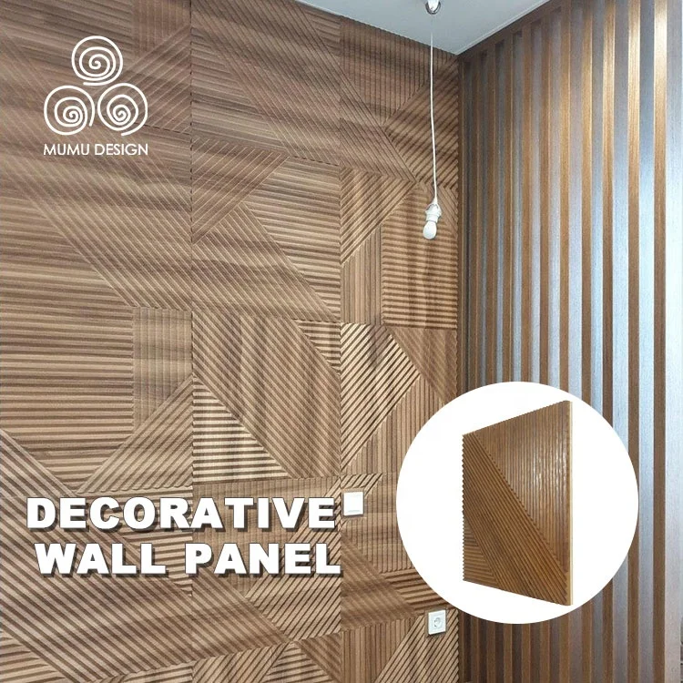 MUMU модные чувство Дизайна Декоративные ухода за кожей в викторианском стиле стиль вертикальный ТВ деревянные стеновые панели