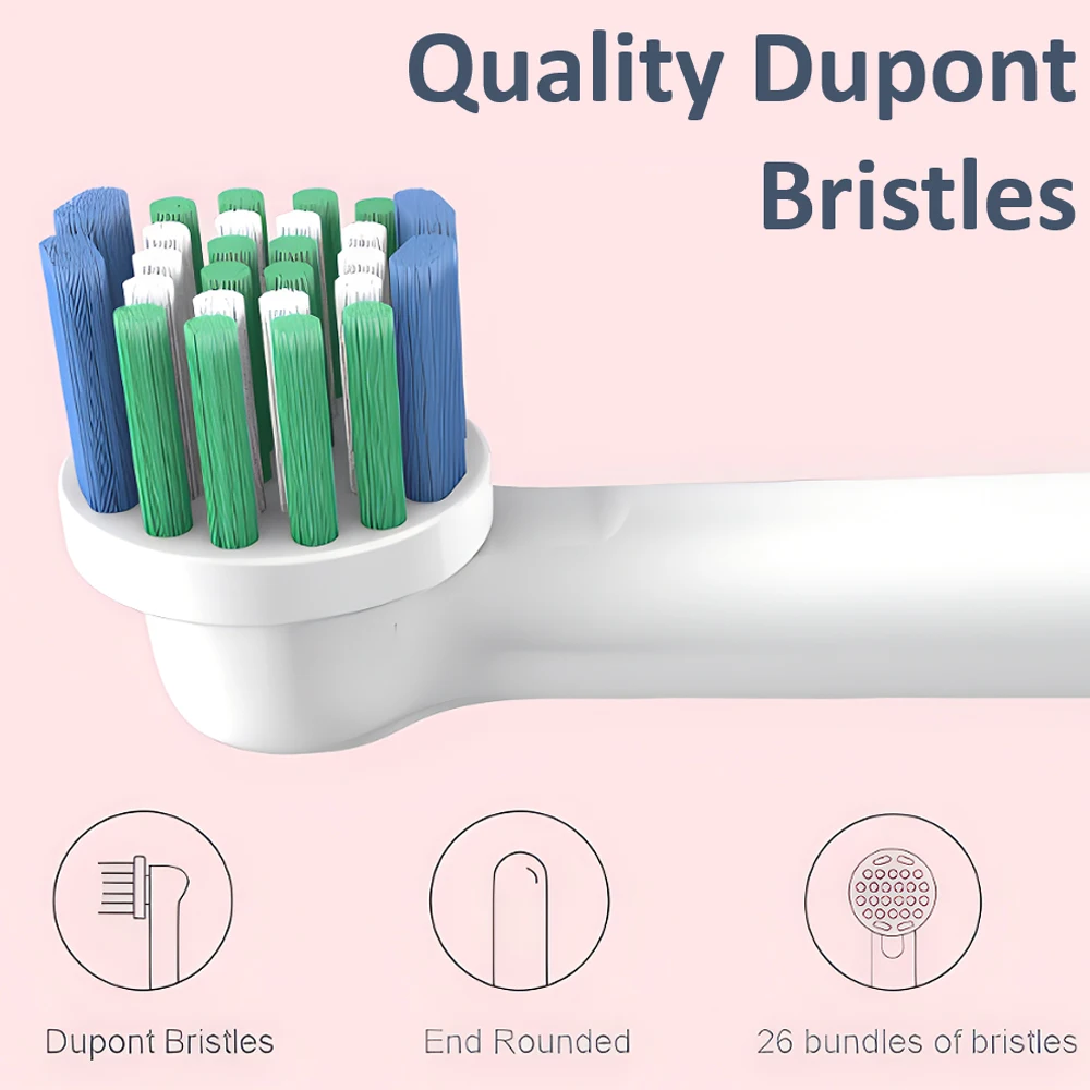 Беспроводная перезаряжаемая зубная щетка IPX7 с мягкой щетиной настраиваемая электрическая