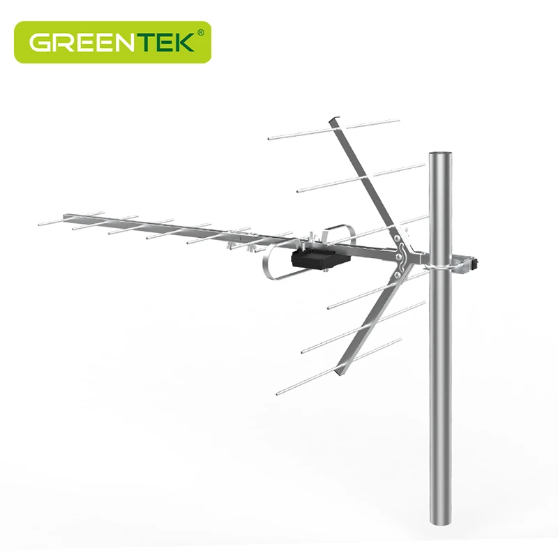 GREENTEK manufacture high gain outdoor tv hdtv antenna yagi antenna uhf dvb-t2 antenna