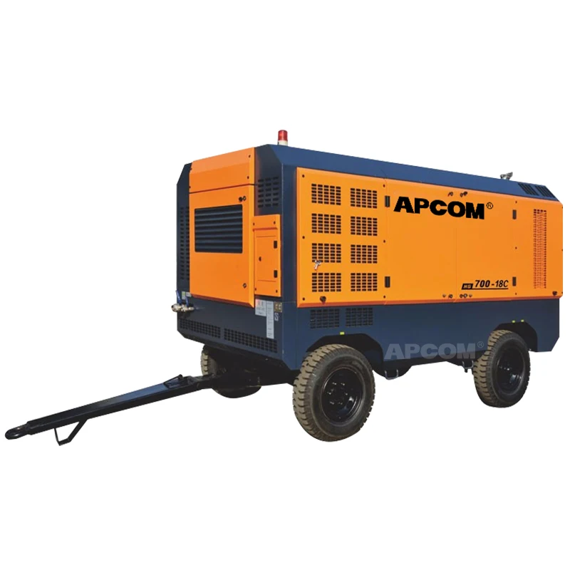18bar 194kw 260HP portable screw air compressor diesel 700cfm HG700-18C