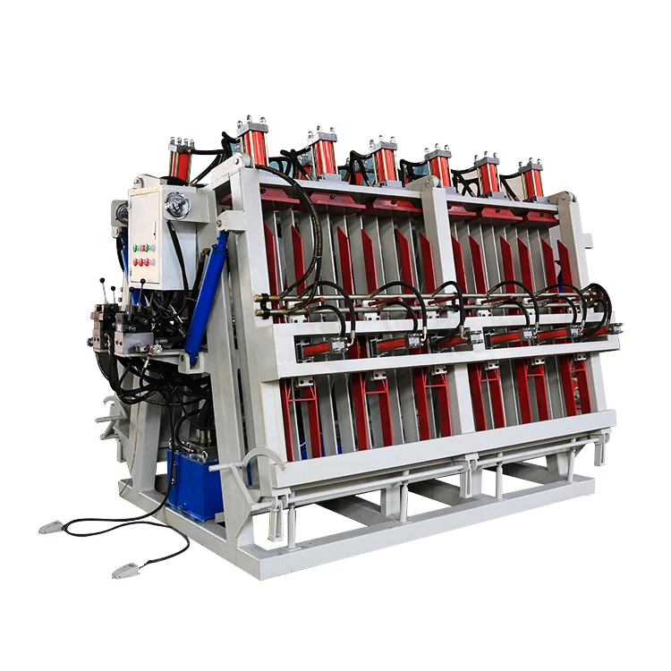 Hydraulic Woodworking glulam timber Beam Wood Board Laminated Press Rotary Composer Clamp Carrier Machine
