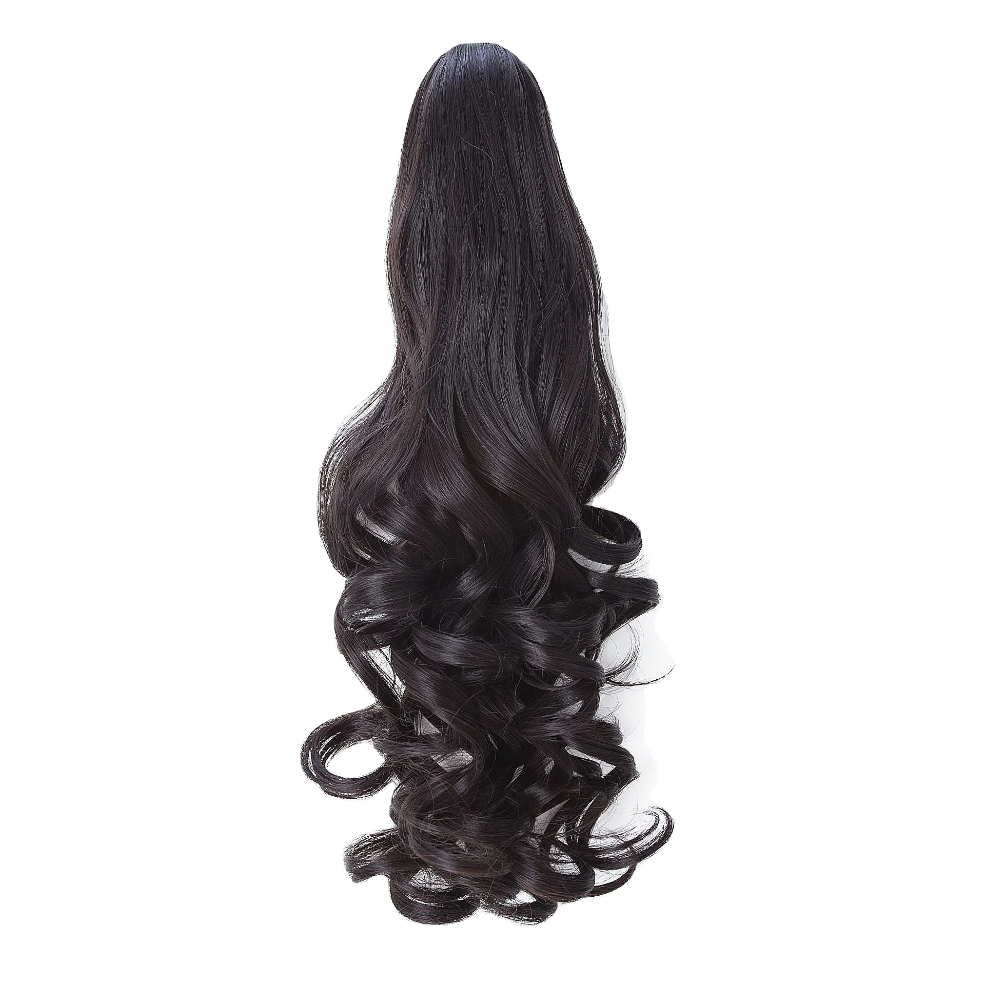 
claw clips hair extensions synthetic hair blonde ponytail 