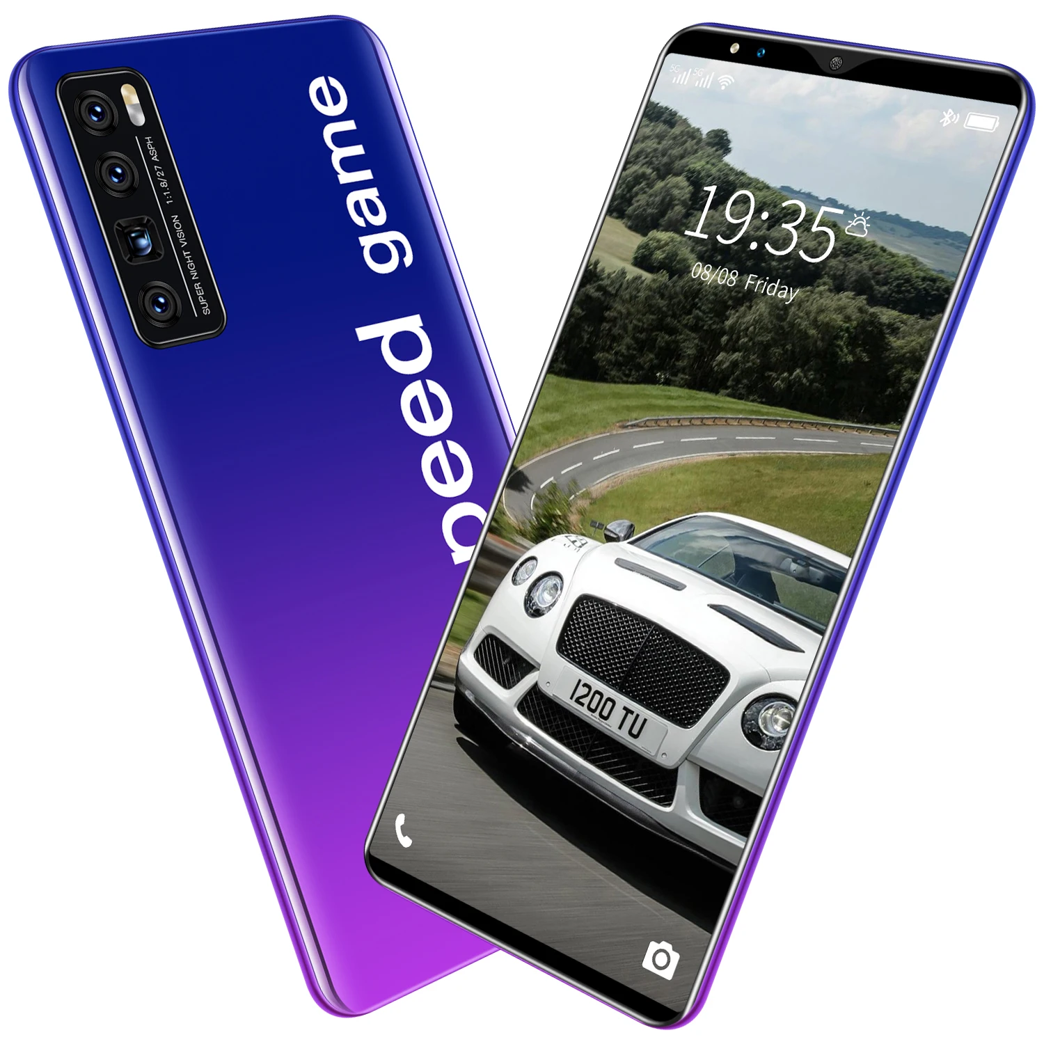 2021New Model Nowa 7 Pro Cellphone 6.1inch OLED Screen Android phone3G 4G 5G Cell mobile Phone 12GB+512GB