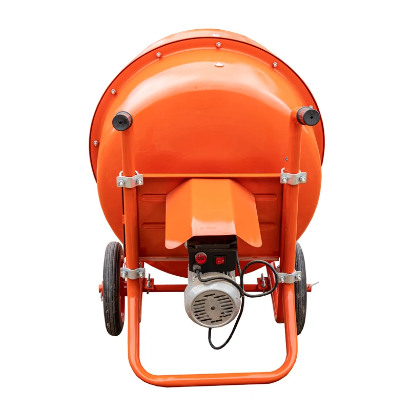 Mini Diesel Concrete Mixer Machine Mobile Concrete Mixers 200L High Efficiency Cast Iron Gear Cement Mixer Portable