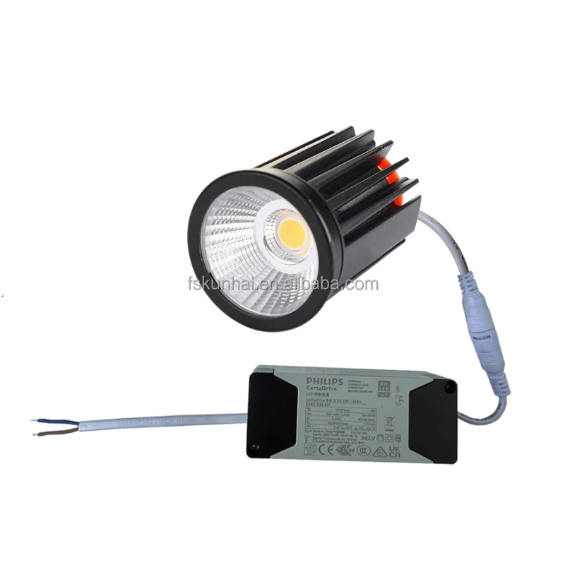 Осветительная панель для телевещания с высоким CRI COB Светодиодный модуль Downlight замена и GU10 MR16 легкая рама KH-J-C12-15