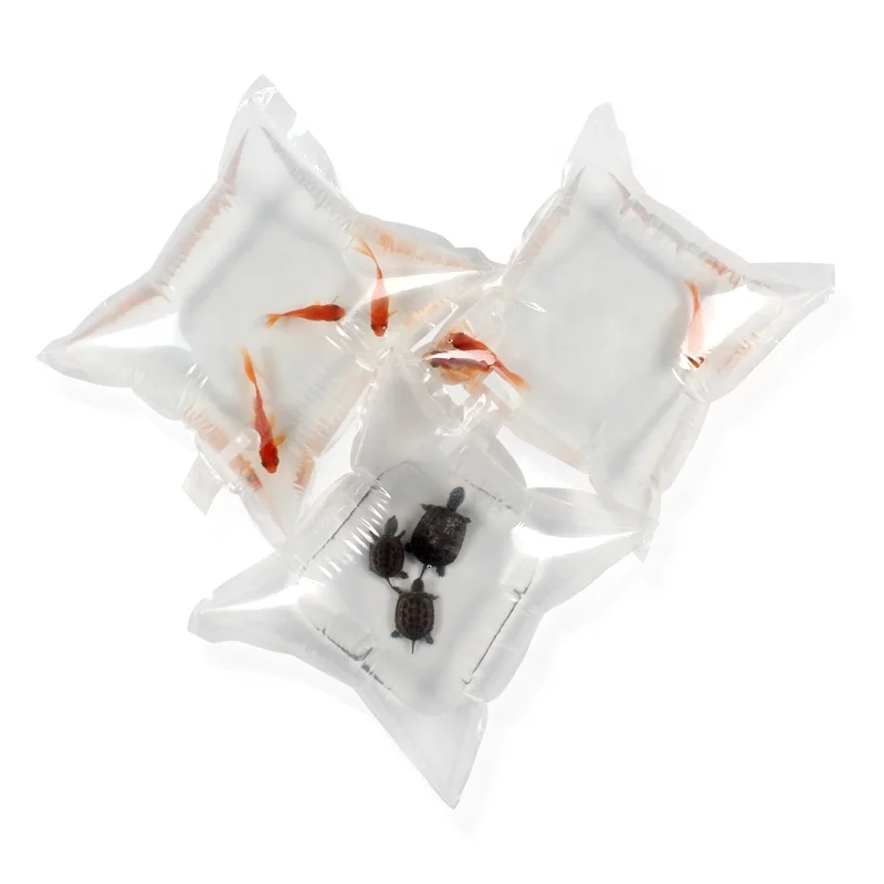 Inflatable Oxygen Fish Plastic Bags Watertight Leak-proof Live Fish Transport Bags For Sale