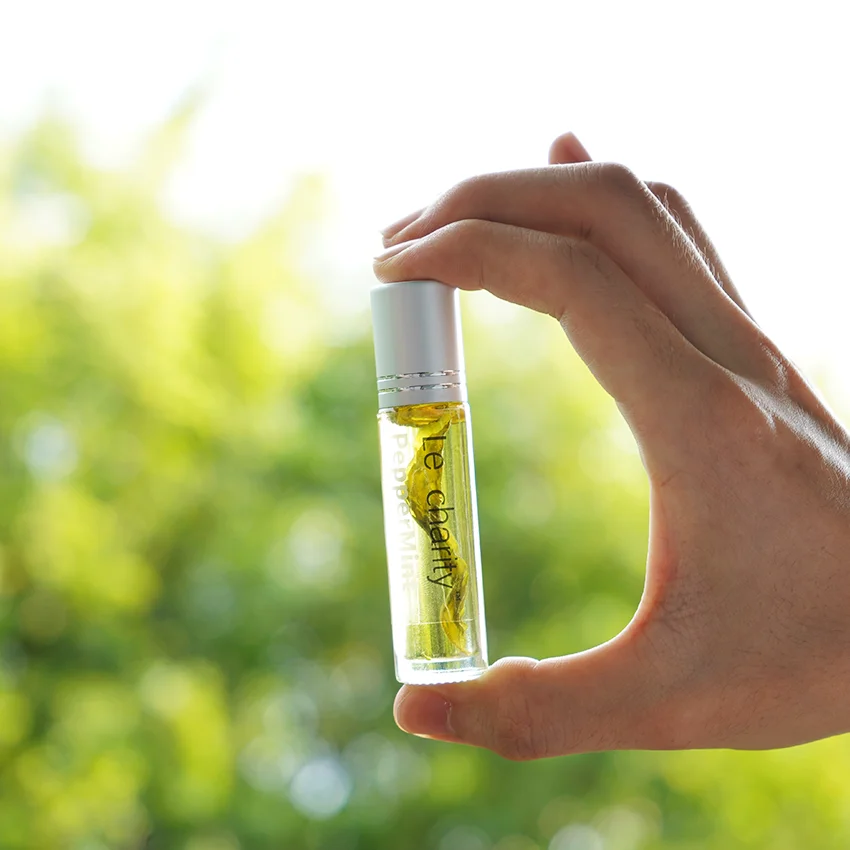 OEM SMETA Factory Relaxing Calm Pure Peppermint Essential Oil Blend Roll On Essential Oil for Release Pressure