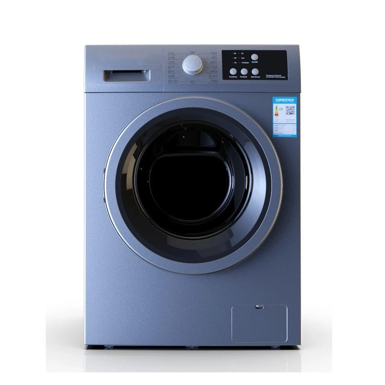 Cheap Clothes Fully Automatic Front Loading Drum Washing Machine And Dryer Combo 8Kg Washing Machine