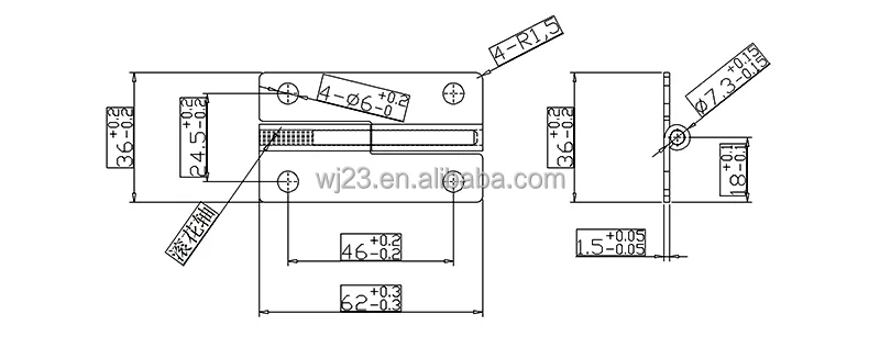 Heavy duty Metal SS304 Lift Off h hinge for door