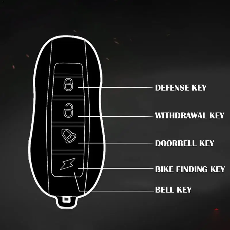 110dB USB Rechargeable Wireless Anti-Theft Vibration Motorcycle Bike Bicycle Security Lock Alarm with Remote Control