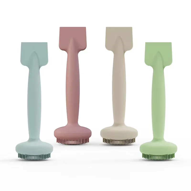 2024 professional application cosmetic face custom thick fan mask brush silicone