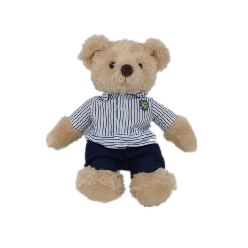 Costume Toy Wholesale Small Toys Custom Own Miniature Christmas Teddy Plush Sitting Nurse Stuffed Soft Animal Bear With Clothes