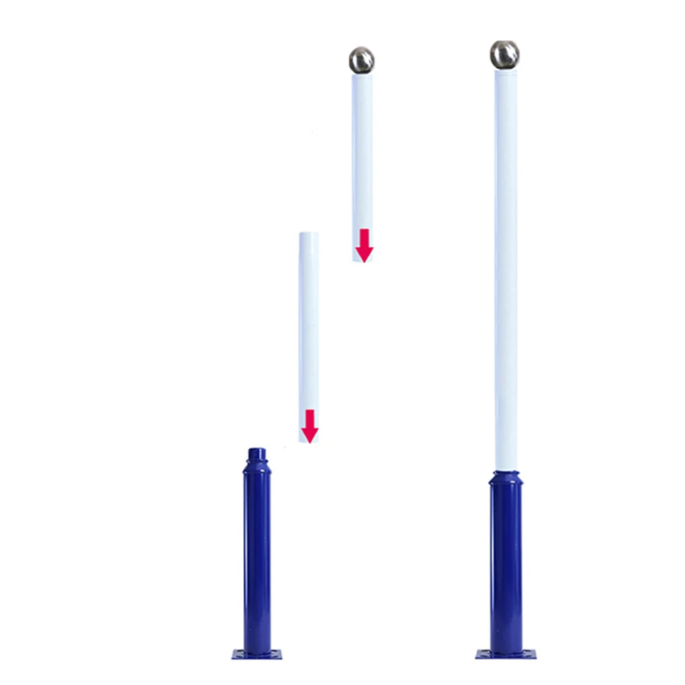 Solar street light split pole, straight pole, courtyard light monitoring, street light combination pole