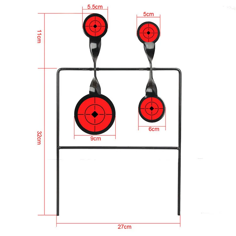OEM 36-0014 Hard Iron Material Rotatable Shoot Target Auto Reset for Practice