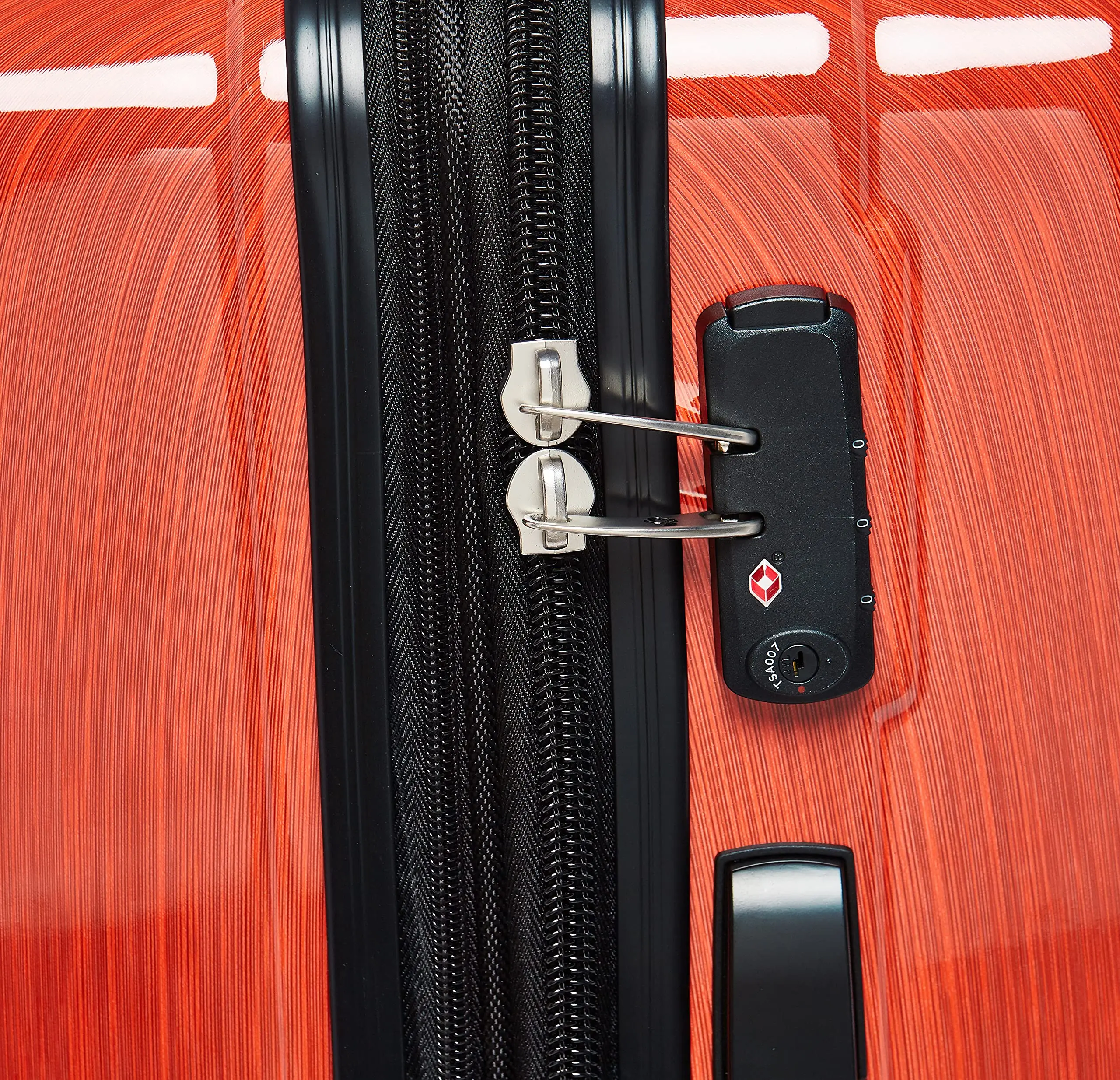Safety Hardside Expandable Luggage with Spinner Wheels Checked-Large 28-Inch Travel Suitcase