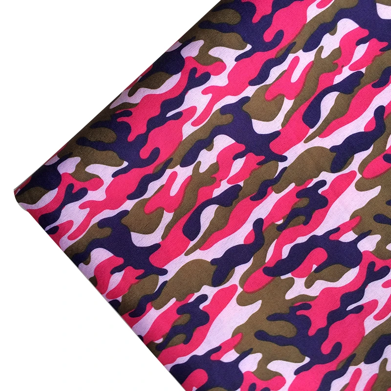 
Spot Pongee Sanding Printed Cloth Camouflage Fabric Bag Hat Fabric Environmental Protection Non-Fading Fabric 