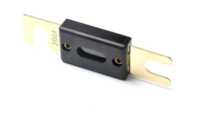 Gold Plated Car Audio ANL Flat Fuse 100A150A200A250A300A Auto Electrical Fuse ANL for Marine Electronic