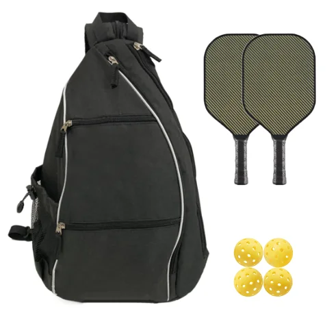 2024 Factory Supply PP Honeycomb Inner Kevlar Rough Surface Pickleball Paddles Set Of 2