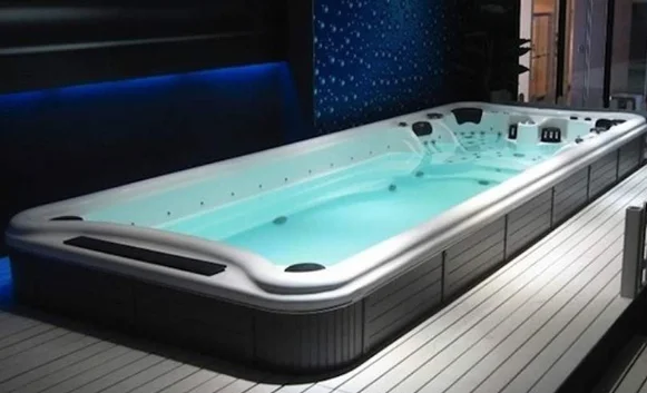 Высококачественный роскошный бесконечный открытый бассейн с крышкой Ponfit