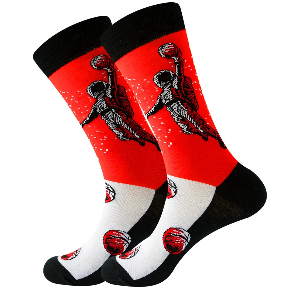 New Product Ideas 2024 Custom logo Design Fashion Pattens 100% Cotton Unisex Funny Dress Socks for Men Women