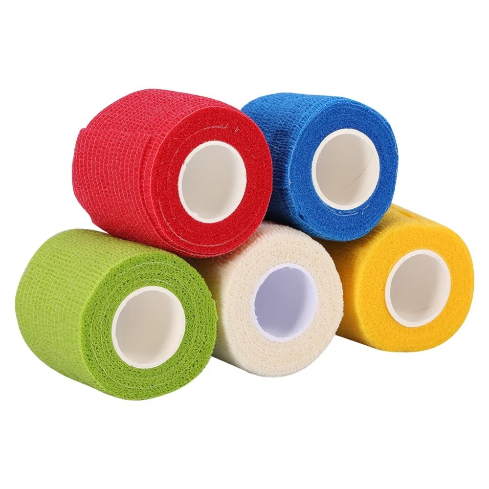 Self Adherent Cohesive Bandages First Aid Tape Elastic Self Adhesive Tape Vet Wrap for Cat, Dog