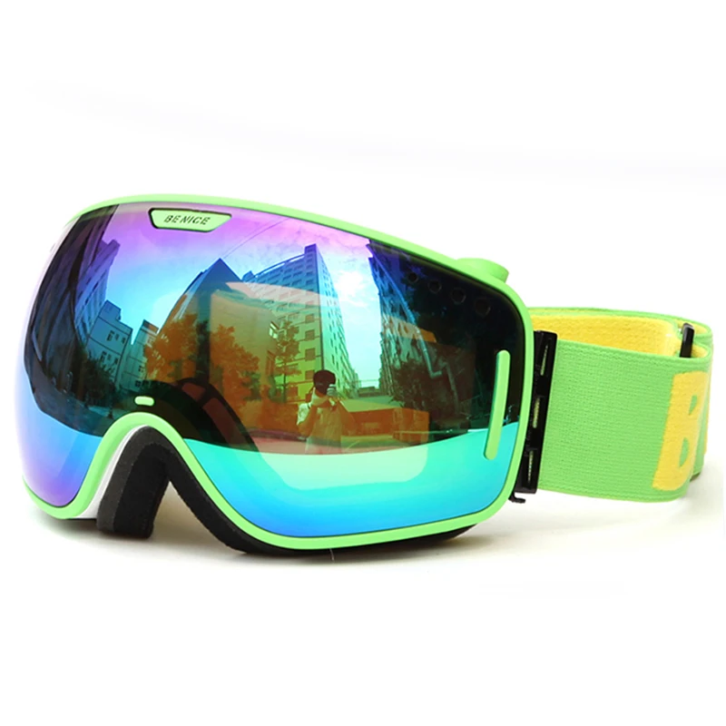 Ski Goggles Snow Snowboard UV400 Goggles  for Adult Women Men  Sport Adults s TPU Anti-fog snowboard  goggles