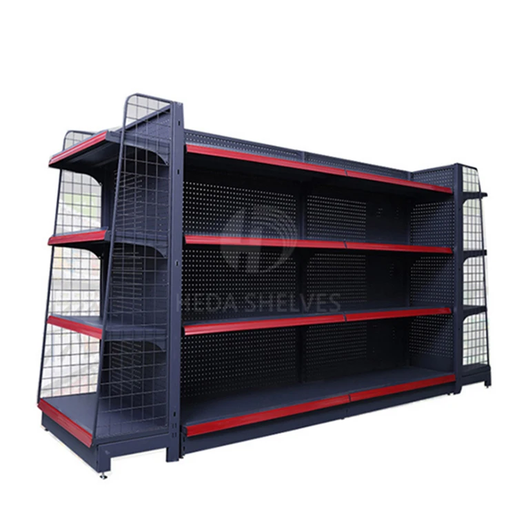China heda shelves supermarket shelf display rack supermarket gondola