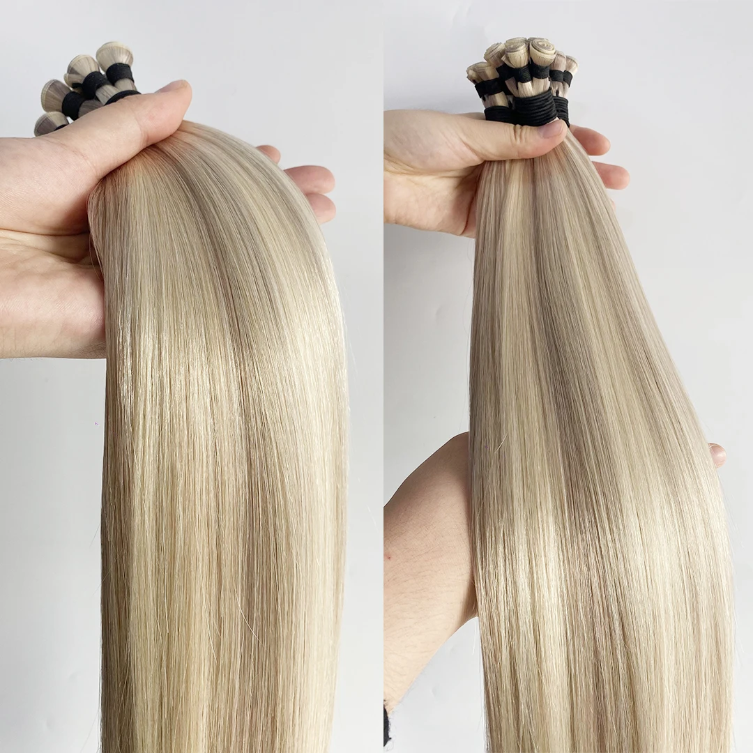 No Return Hair Which Keeps The Weft Itch-Free Invisible Thick End Genius weft Hair Extensions