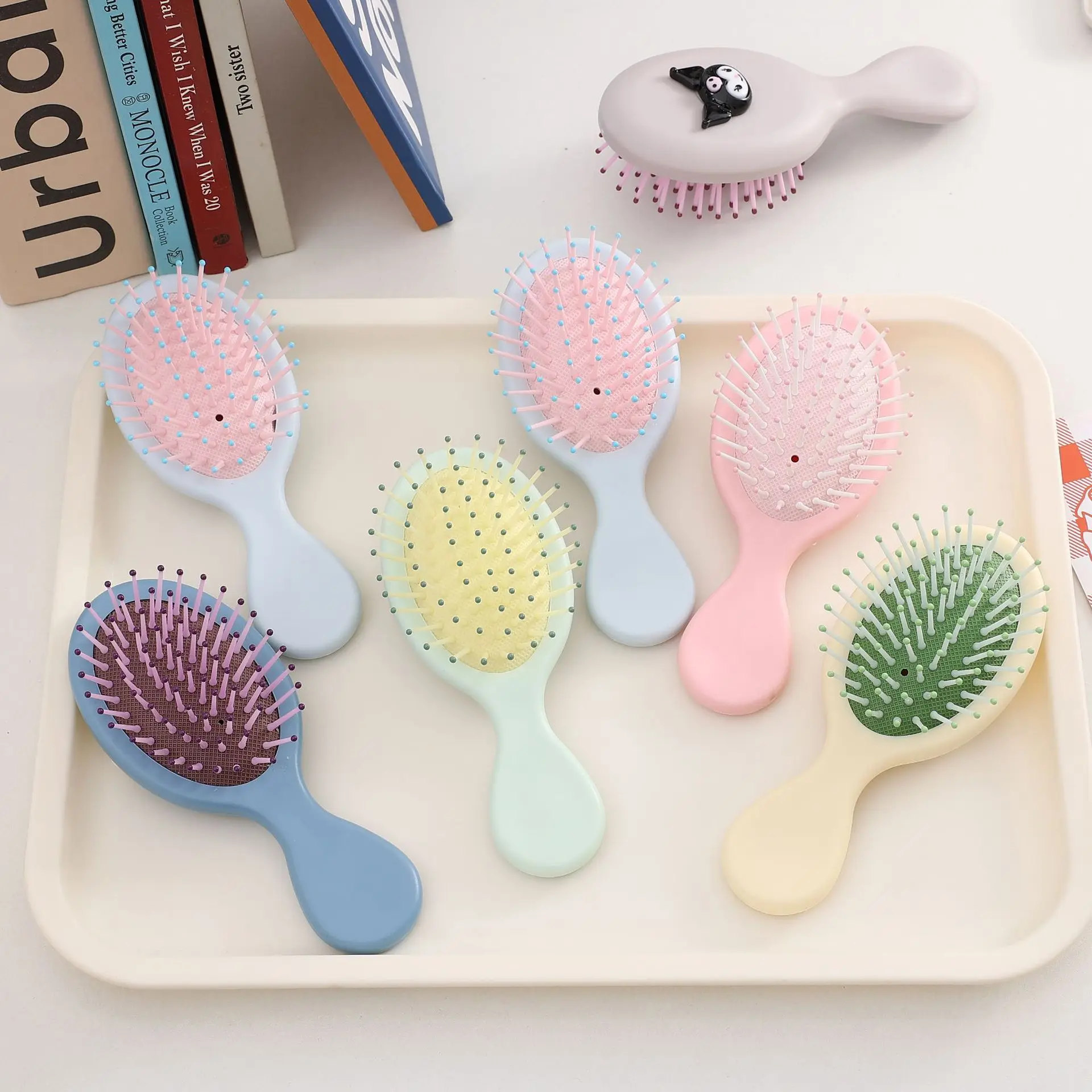 New Cute Airbag Comb Cartoon Children And Girls Home Scalp Massage Small Air Cushion Ladies Handle Hair Comb