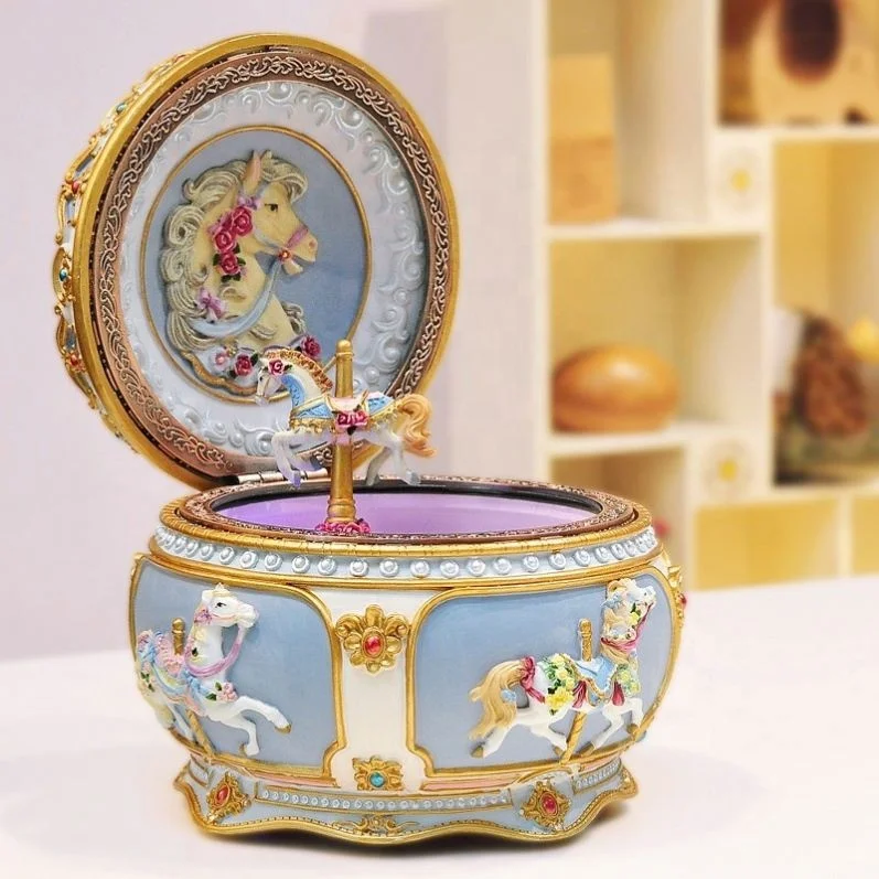 Popular merry-go-round best selling christmas gifts 2019 musicbox