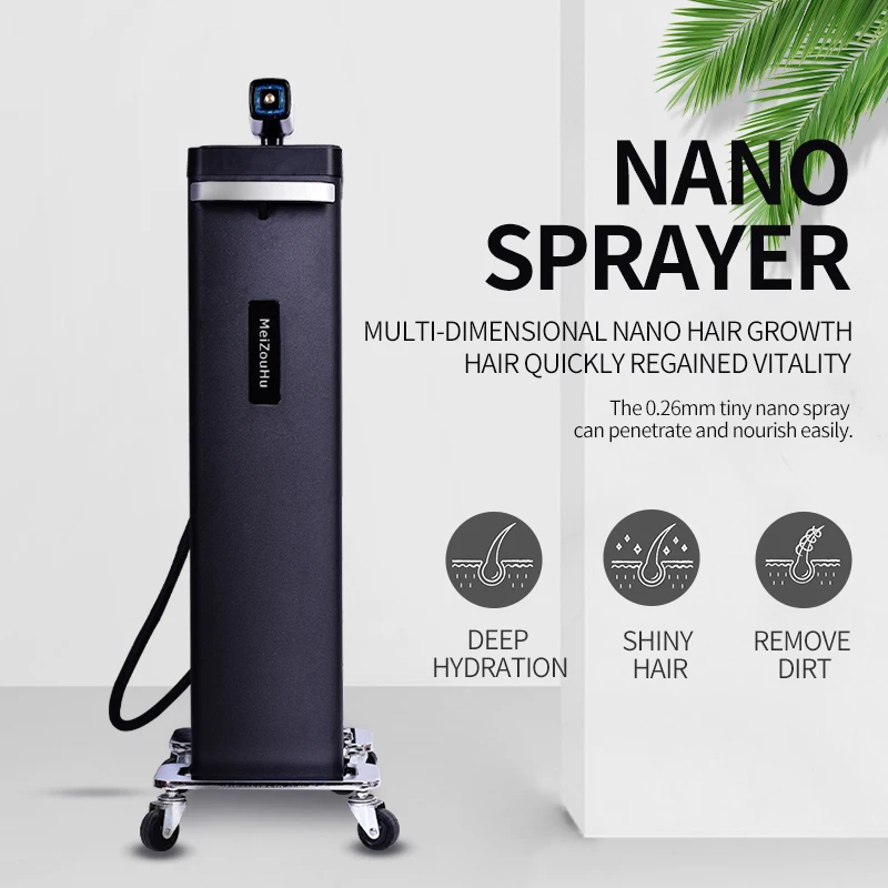 Professional Hair Salon Barber Use Handheld Nano Hair Steamer Micromist Micro Mist Hair Steamer Gun Machine