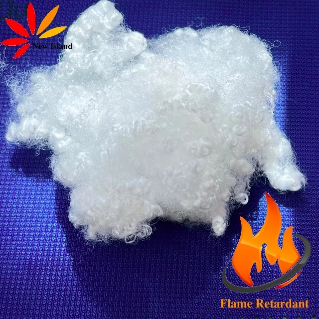 super soft virgin HC flame retardant polyester fiber BS5852