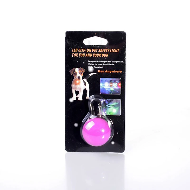 Safe At Night Pet LED Flashlight Pet Pendant Collar Glowing Pendant Pet Leads Necklace Luminous Bright Decoration Collar